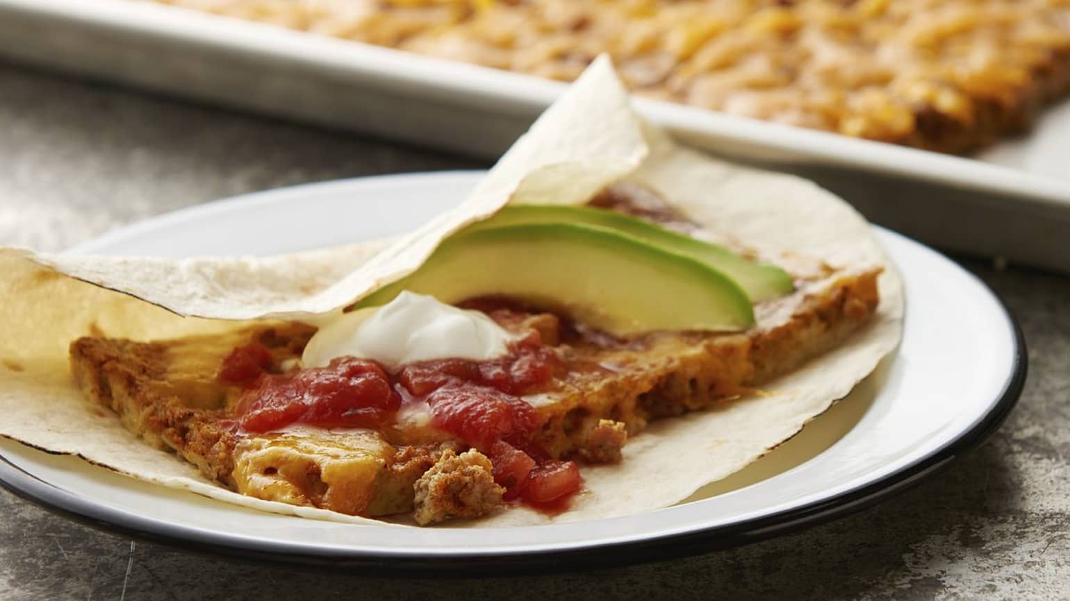 SheetPan Chorizo Breakfast Burritos Old El Paso